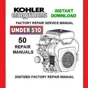 KOHLER ENGINE factory service and repair manuals pdf download