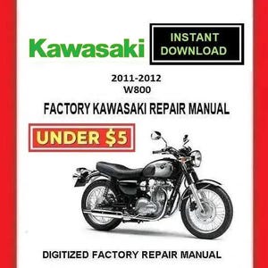 2011-2012 KAWASAKI W800 Factory Service Repair Manual pdf Download