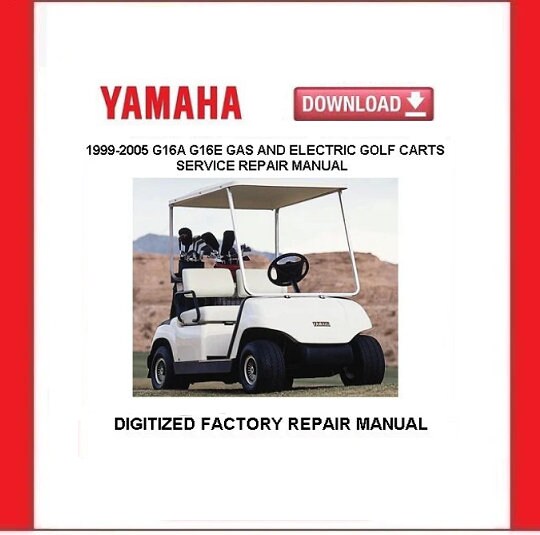 YAMAHA G16A G16E Gas and Electric Golf Carts Service Repair Manuals Pdf