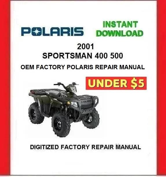 2001 POLARIS SPORTSMAN 400 500 Factory Service Repair Manual pdf Download