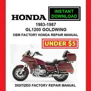 1983-1987 HONDA GL1200 GOLDWING Factory Service Repair Manual pdf Download