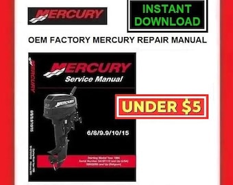 MERCURY Mariner 6hp 8hp 9.9hp 10hp 15hp 2 Stroke Service Manual pdf Download