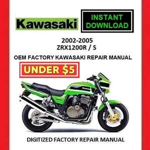 2003年式 KAWASAKI ZRX1200 R/S ファクトリーサービス修理マニュアル（PDF）ダウンロード
