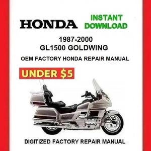 1987-2000 HONDA GL1500 GOLDWING Factory Service Repair Manual Pdf