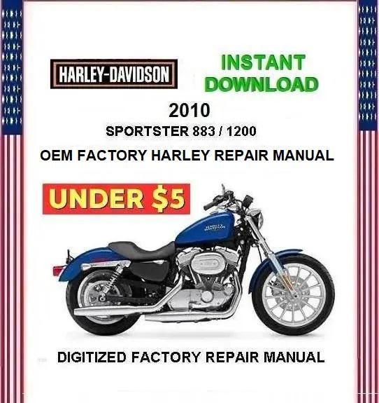 ハーレー　スポーツスターモデル　2010年サービスマニュアル（日本語版） 2010 ハーレーダビッドソン スポーツスター 883 / 1200 サービス修理