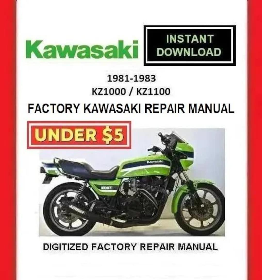 KZ1000J・K・R　KZ1100B　サービスマニュアル オリジナル KZ1000J・K・R KZ1100B サービスマニュアル 1000サービス