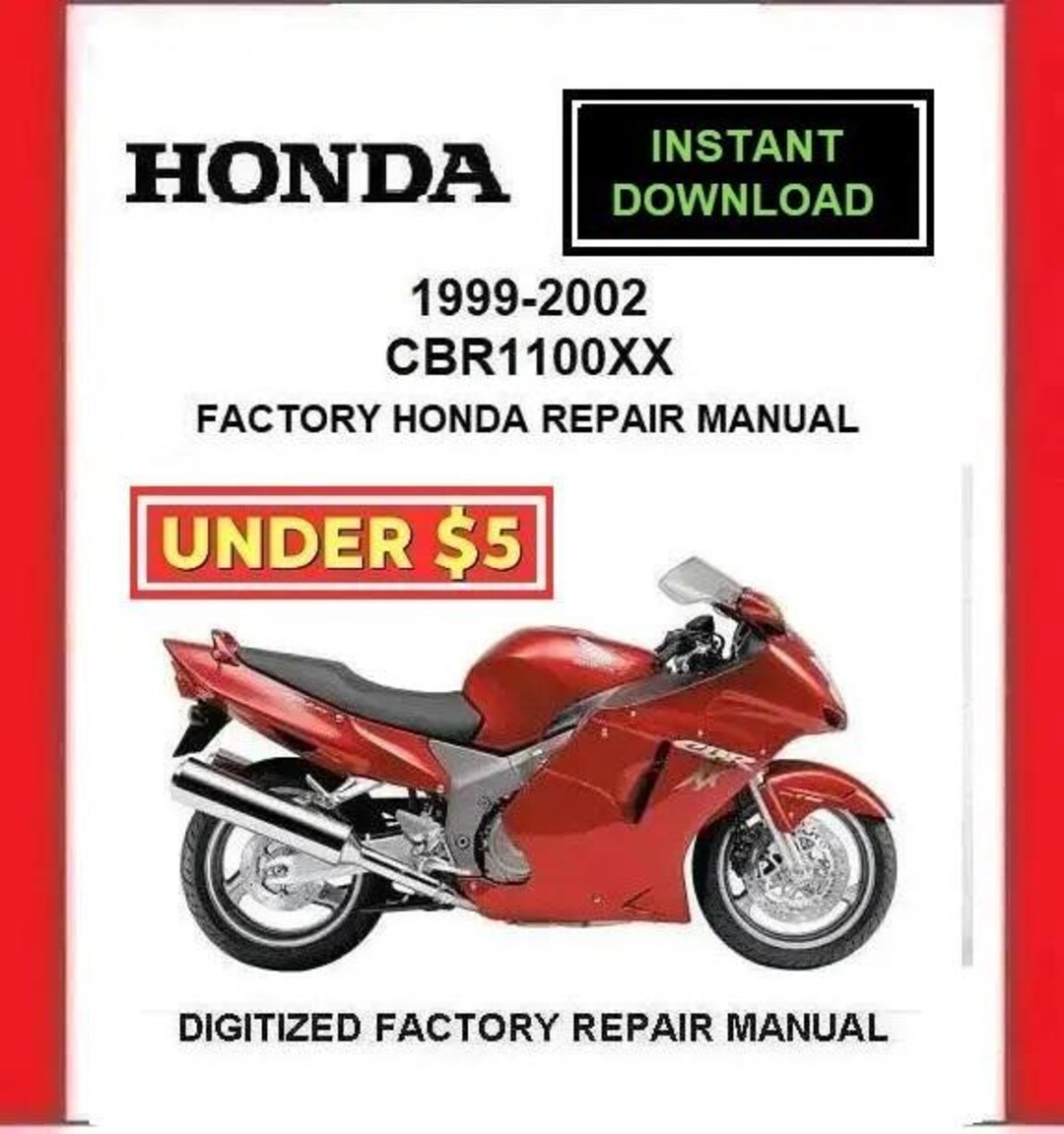 1999-2002 HONDA CBR1100XX 工場サービス修理マニュアル pdf