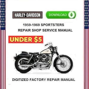 1966-1970 Harley Davidson Service Manual. - Etsy