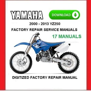Yamaha YZ250FX Service Manual Dirtbike 2015-2023 - Etsy
