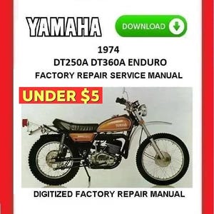 1974 YAMAHA DT250A / DT360A Factory Service Repair Manual pdf Download
