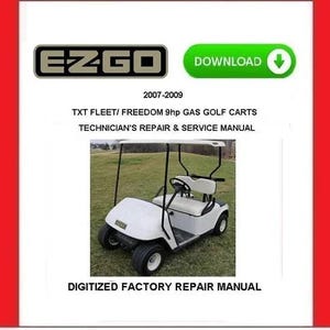 2008 EZGO TXT 9hp Fleet Freedom Gas Golf Cart Service Repair Manual pdf Download