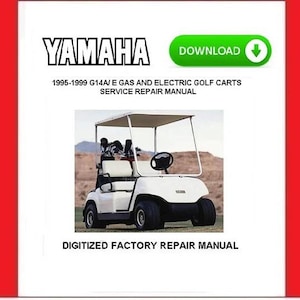 YAMAHA G14A / G14E ガスおよび電気ゴルフカート サービス修理マニュアル pdf ダウンロード