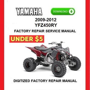 2009-2012 YAMAHA YFZ450RY Factory Service Repair Manual pdf Download