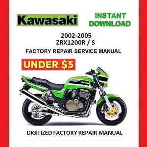 2002 KAWASAKI ZRX1200 R / S Factory Service Repair Manual pdf Download