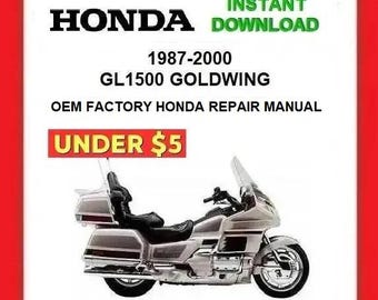 Honda GL 1500 SE Goldwing Service Manual 761 Pages - Etsy