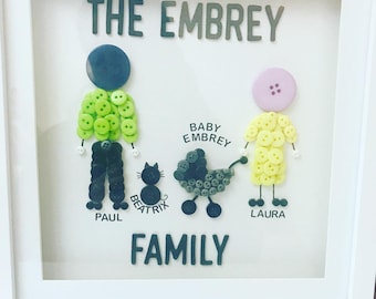 Family Button Art