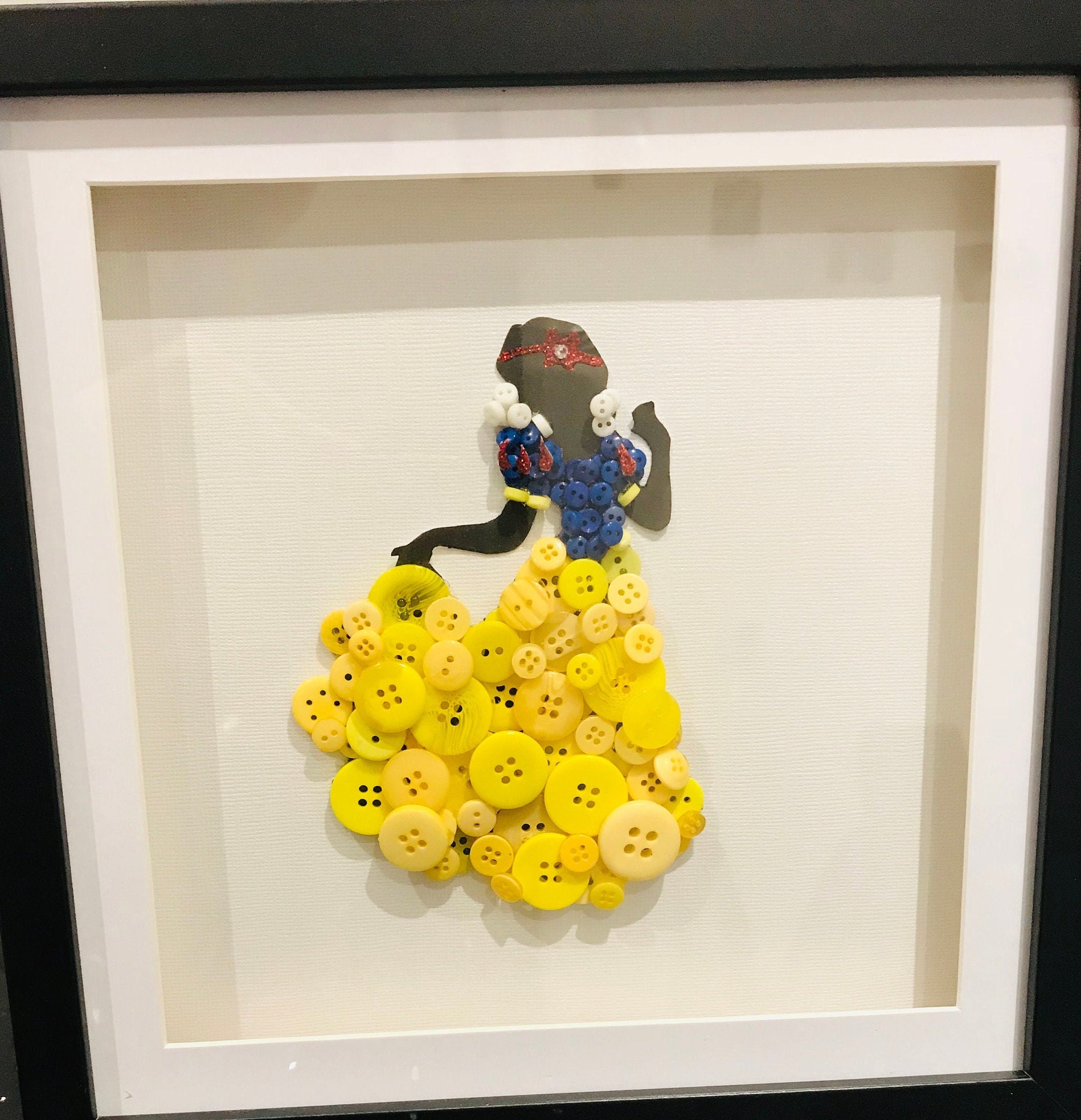 Pre Made Button Art - Ready to Be Personalised - Etsy