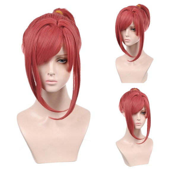 Cosplay animation wig long wigs reddish wigsred brown Etsy