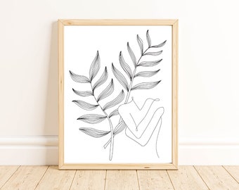 Self - Line Art Print