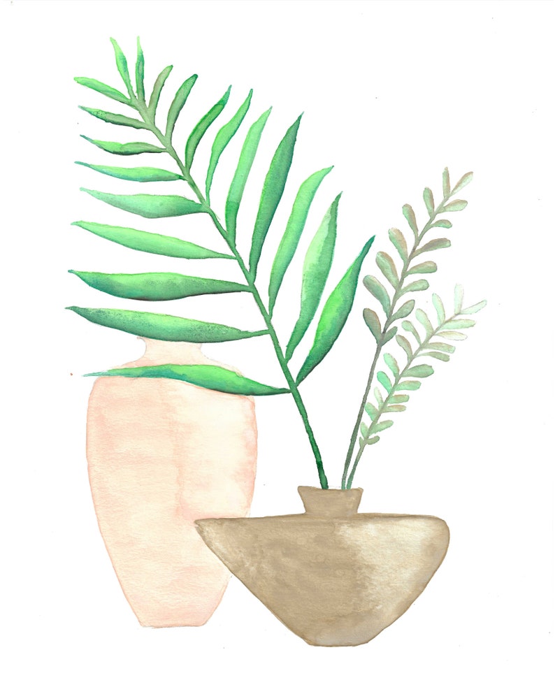 Vase Watercolor Print image 2