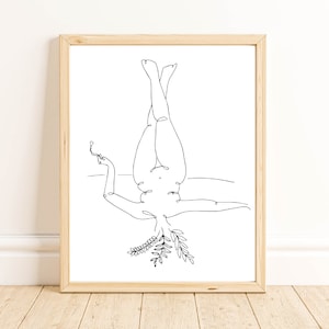 Self Care - Line Art Print