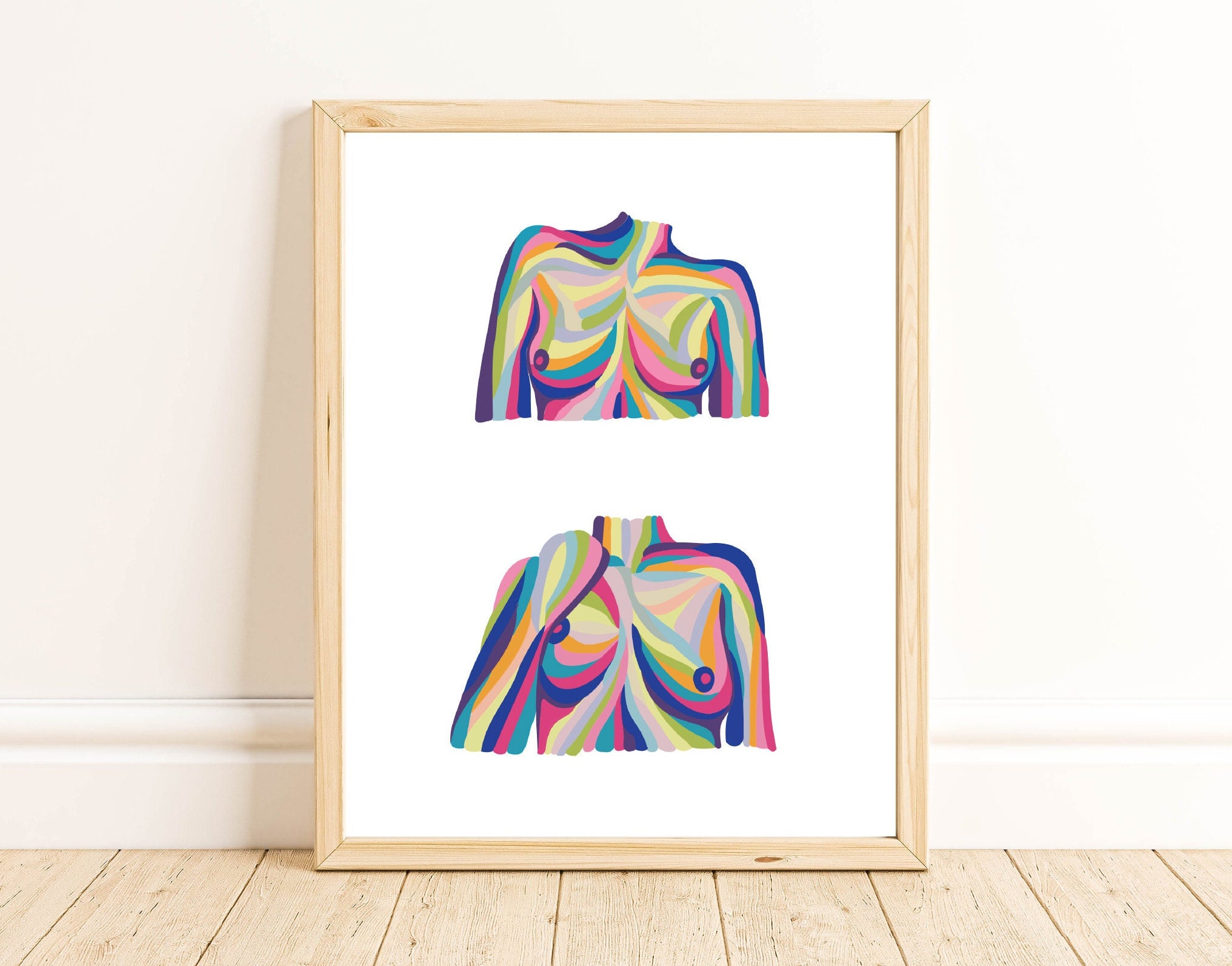 Boobies Boobs Boob Canvas Print by Notsniw Art