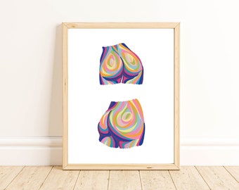 Seeing Double Pt.2 - Abstract Art Print