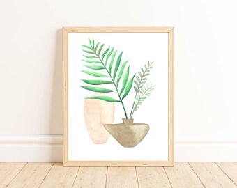 Vase - Watercolor Print