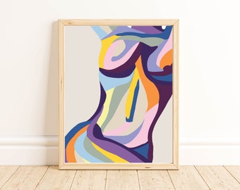 Curves - Abstract Art Print