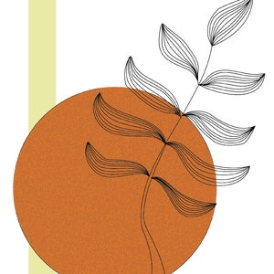 Sun Abstract & Line Art Print image 2