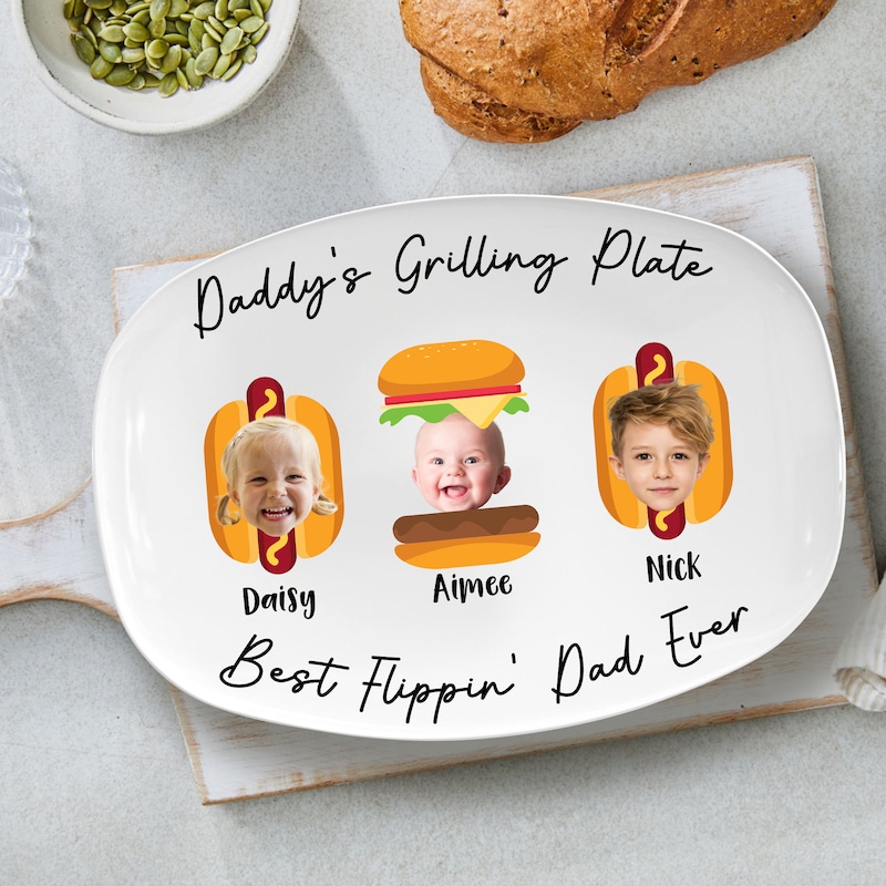 Good Food Made By You - Family Personalized Custom Platter - Father's Day, Gift For Dad, Grandpa