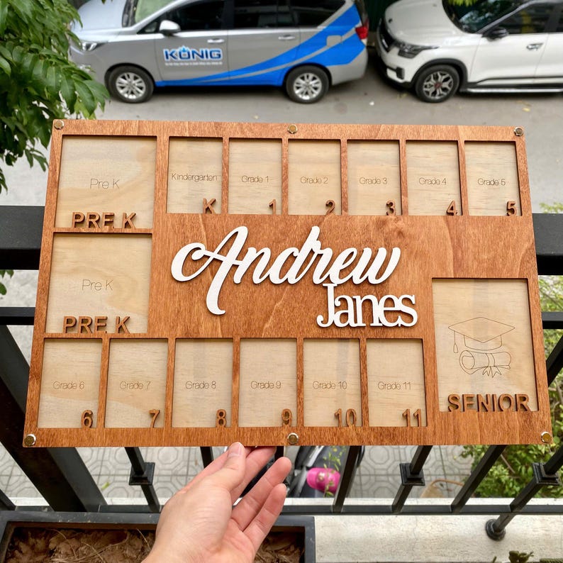Prek to Grade 12 School Picture Frame, Pre K to Senior School Picture ...