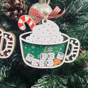 Adorno navideño personalizado de malvaviscos con forma de familia, adorno 4D con forma de familia y mascotas, adorno familiar 2024, recuerdo familiar, regalo navideño familiar