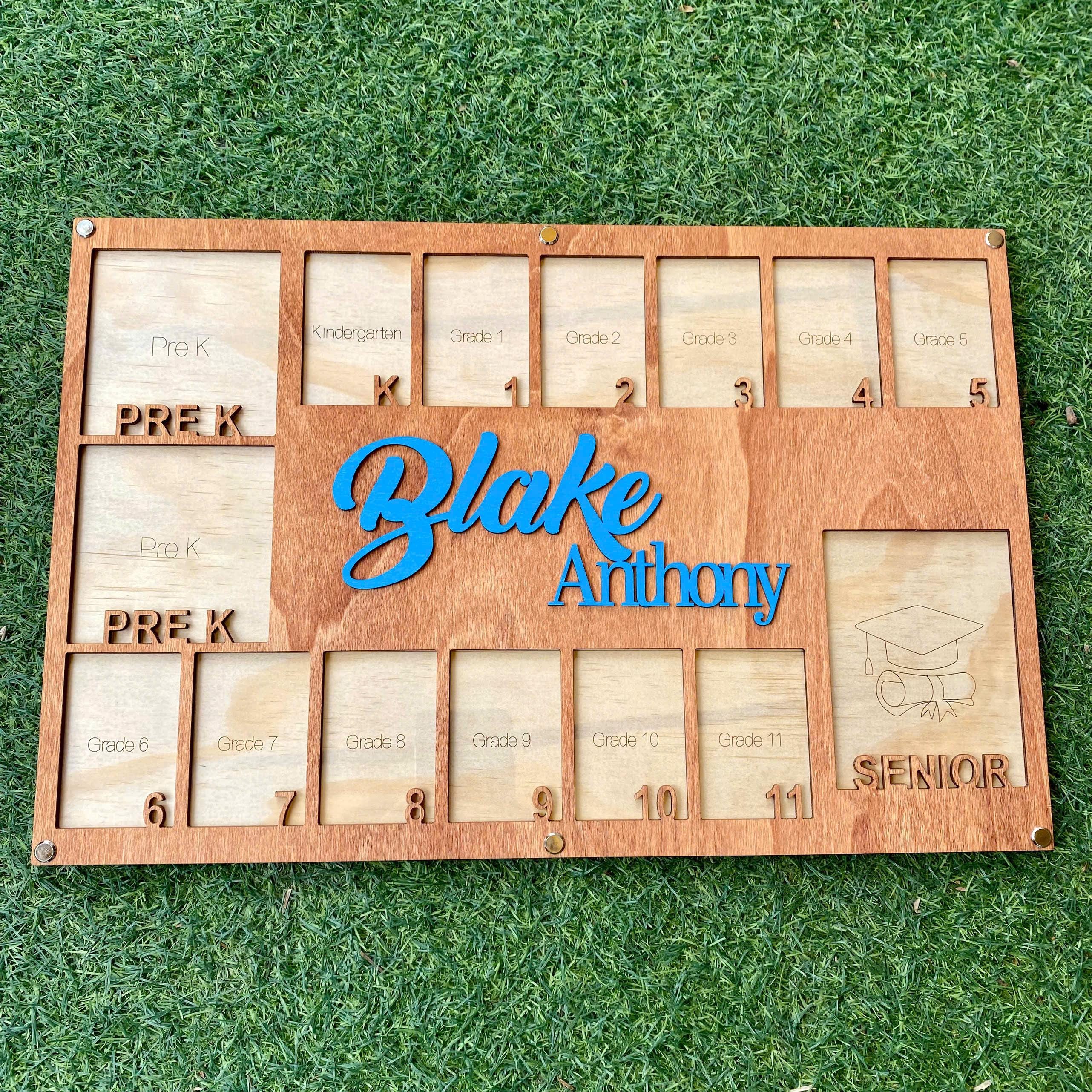 Grade R Picture Frame Prek to Grade 12 School Picture Frame, Pre K to Senior School Picture ...