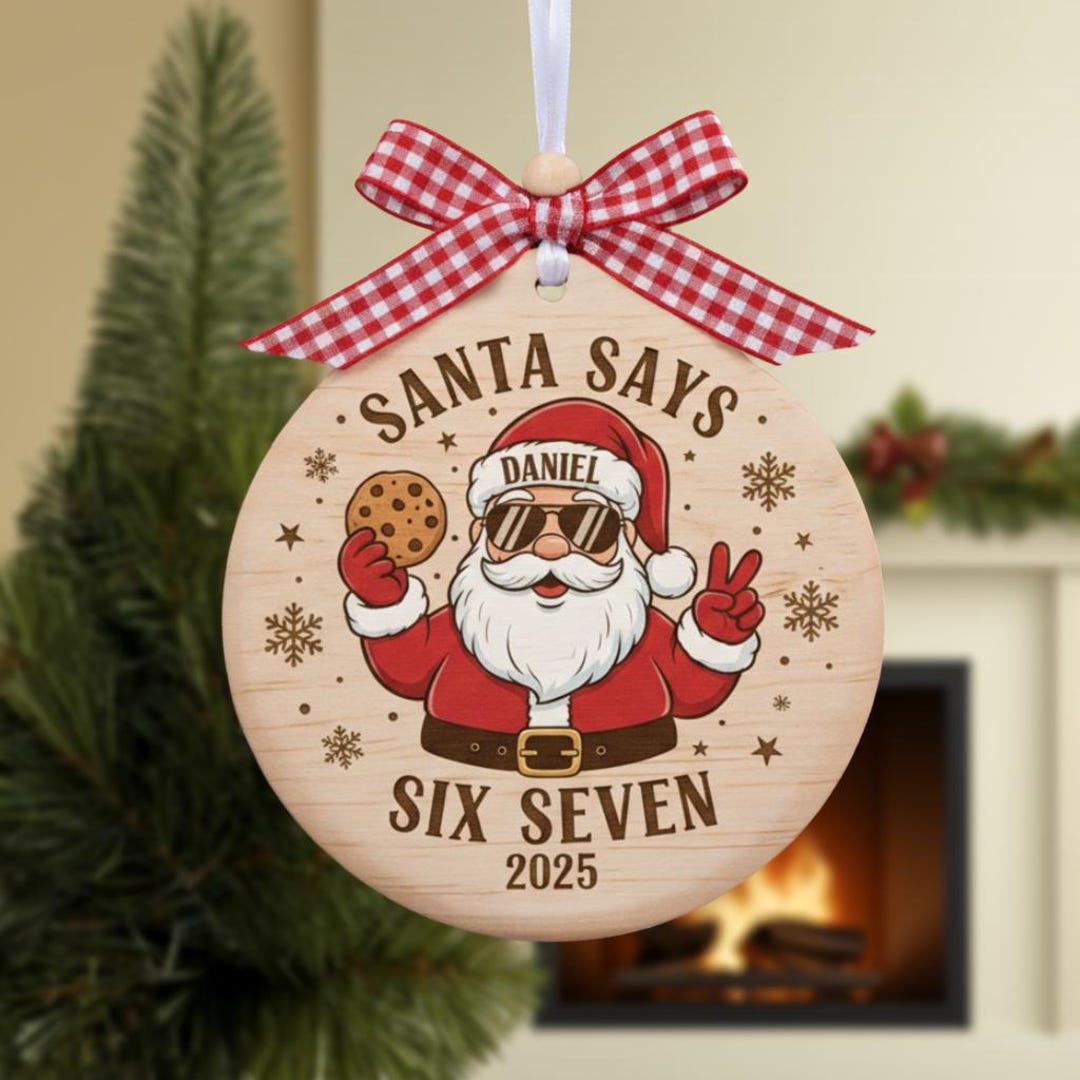 67 Six Seven Ornament, Six Seven Ornament, Gift for Teen,funny Grandkid ...