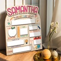 Custom First Day Of School Sign, Last Day of School Sign, Custom Name Sign, Preschool Back To School Dry Erase Sign, 1st Day of School Board