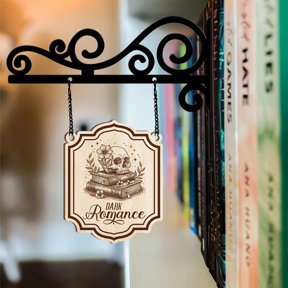 Personalized Book Tavern Signs, BookTok Gift, Book Genre Dividers, Library Organisers, Book Lover Gift, Custom Bookish Gift, Bookshelf Decor