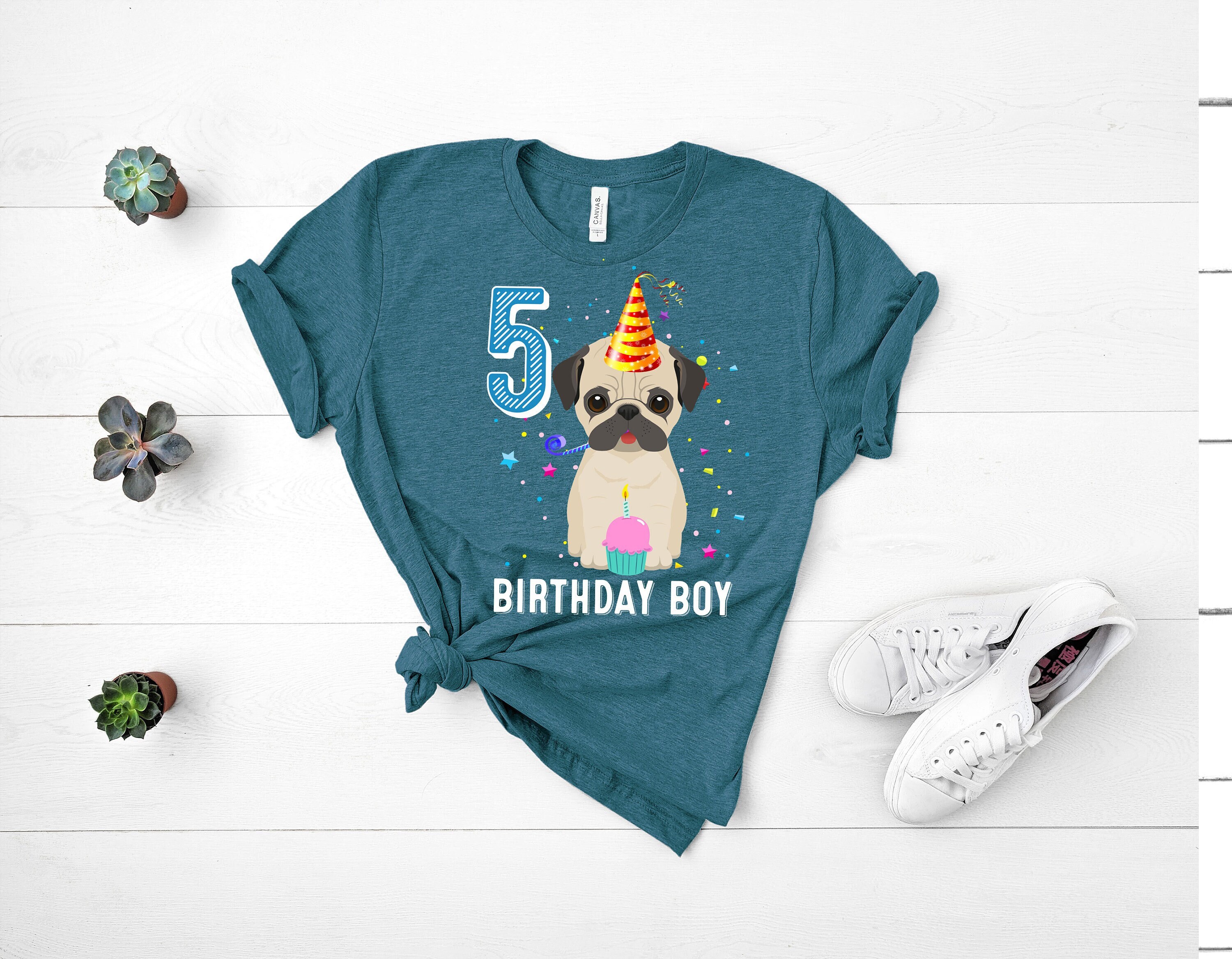 pug birthday shirt