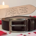 I Love Your Face Especially When It's Between My Legs Leather Belt, Custom Engraved Leather Belt, Anniversary Gift For Boyfriend Husband