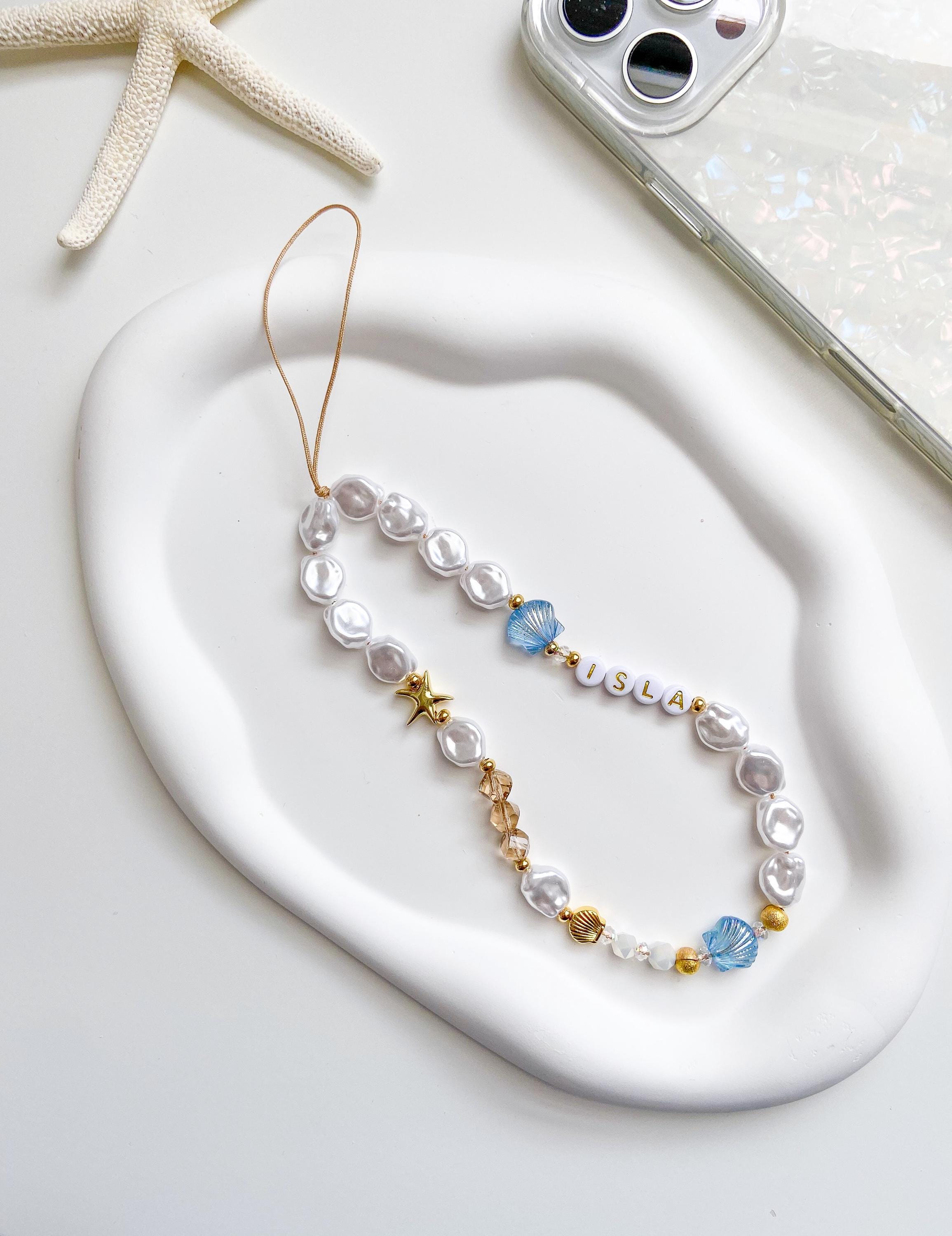 iPhoneアクセサリー sea 3D Winter Sparkle Glitter Waterfall Phone Case (Seashells) for