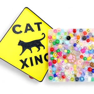 Cat XING Picky Party Pad™ and Tray - Satisfy Your Urge to Pick, Pop and Peel Picky pad