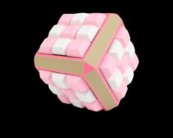 XL SQUARE Cube Fidget 54 key caps - Clicky Fidget