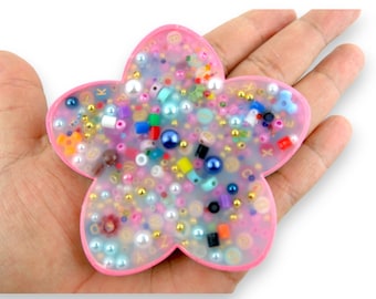 Picky Party Pad™- Satisfy Your Urge to Pick, Pop and Peel Flower Shaped Picky Party Pad and Tray