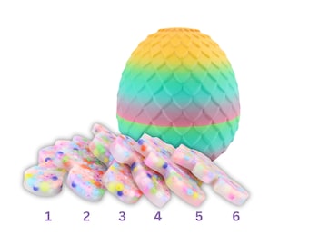 Dino Egg and Mini Dino Picky Party Pads - Satisfy Your Urge to Pick, Pop and Peel Stress-Free!