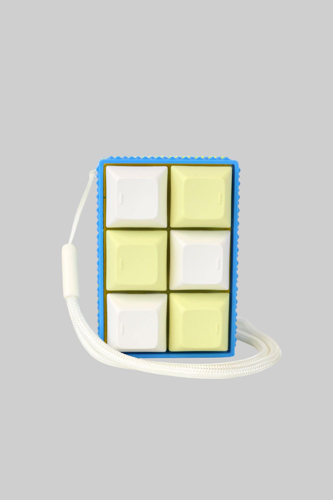 6 KEYS Blue and Yellow Picky Clicky™ Clicking Fidget - Textured Sides ...