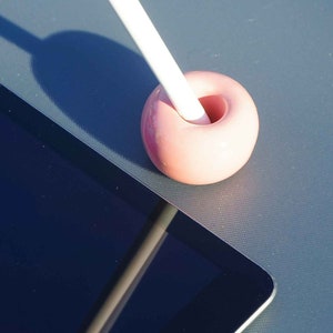 Apple Pencil Stand, Graphic Tablet Pen Holder | Procreate Ipad PC Stylus | School Gadget HomeOffice | Creative Desk Organizer | Ceramic Gift