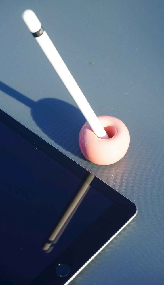 Apple Pencil Stand, Graphic Tablet Pen Holder | Procreate Ipad PC Stylus | School Gadget HomeOffice | Creative Desk Organizer | Ceramic Gift