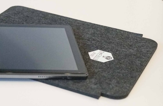Ipad Air/Pro Tablet Case by TIMEBULB | Gray Felt Protection Bag | Mobile Pad Storage Mat Gadget Organizer | Apple Samsung Note Home Gift