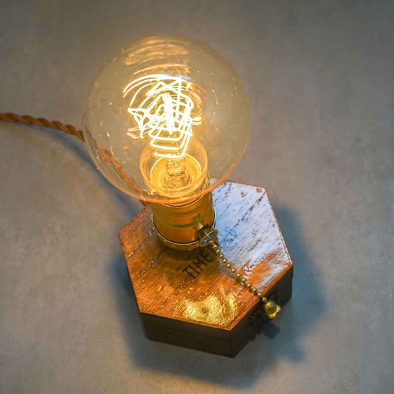 Edison nightstand lamp deals
