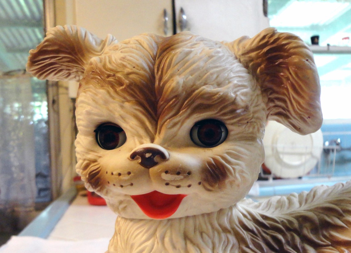 Mobley Rubber/Plastic Toy Dog Etsy